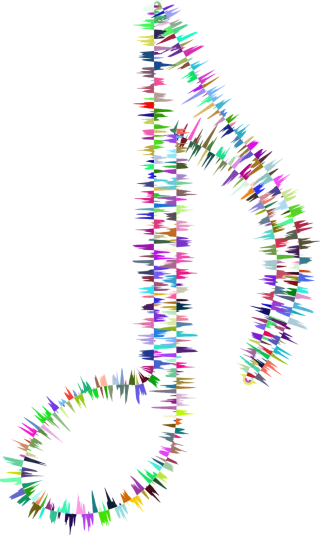 Eight note Musical note Waveform Stickdatei