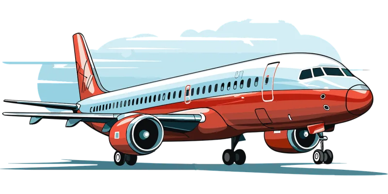Airplane Plane Aircraft Stickdatei – Kinder