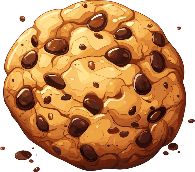 Ai generated Cookie Chocolate Stickdatei – Essen & Trinken