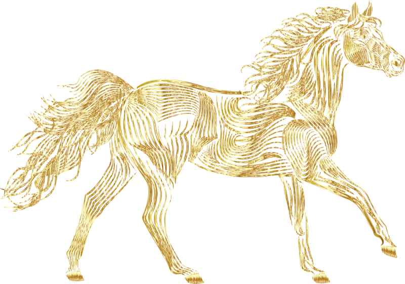 Horse Equine Nature Stickdatei – Tiere