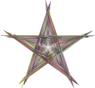 Star Shape Pattern Stickdatei