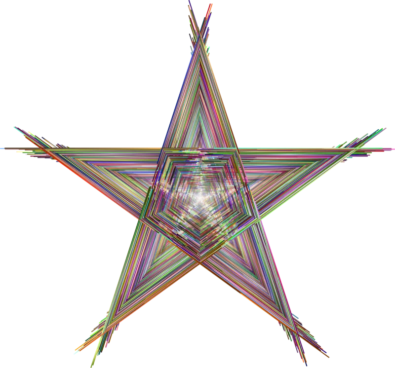 Star Shape Pattern Stickdatei – Weihnachten