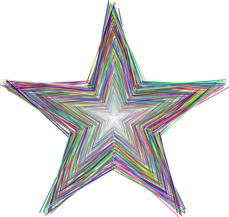 Star Nature Shape Stickdatei – Weihnachten