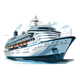 Cruise Ship Travel Stickdatei – Fahrzeuge