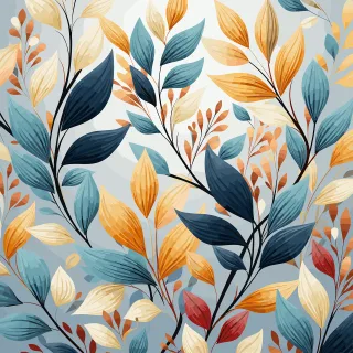 Leaves Beautiful wallpaper Yellow Stickdatei