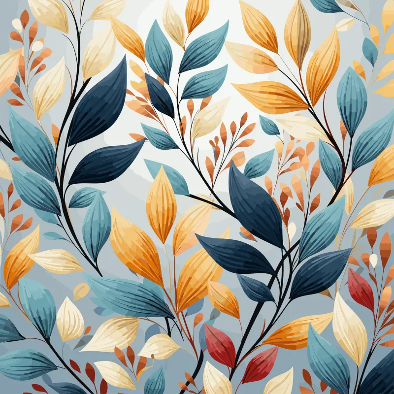 Leaves Beautiful wallpaper Yellow Stickdatei – Natur