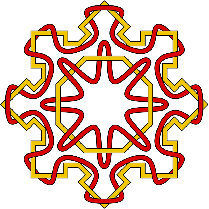 Star Complex Symbol Stickdatei – Weihnachten