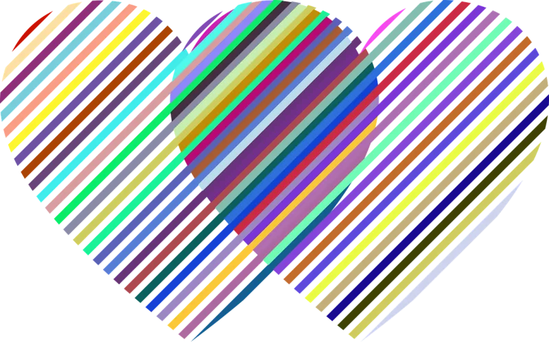 Heart Love Couple Stickdatei – Herzen & Liebe