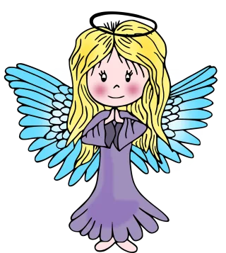 Woman Angel Wings Stickdatei – Weihnachten