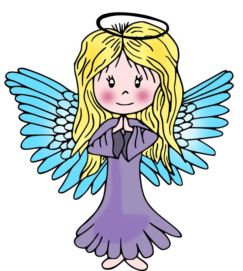Woman Angel Wings Stickdatei – Weihnachten