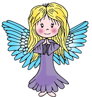 Angel Woman Girl Stickdatei