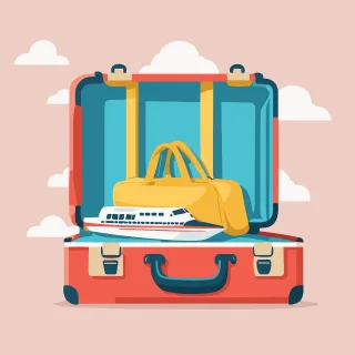 Tourist Travel Vacation Stickdatei