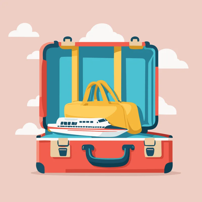 Tourist Travel Vacation Stickdatei – Fahrzeuge