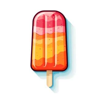 Ai generated Popsicle Ice cream Stickdatei