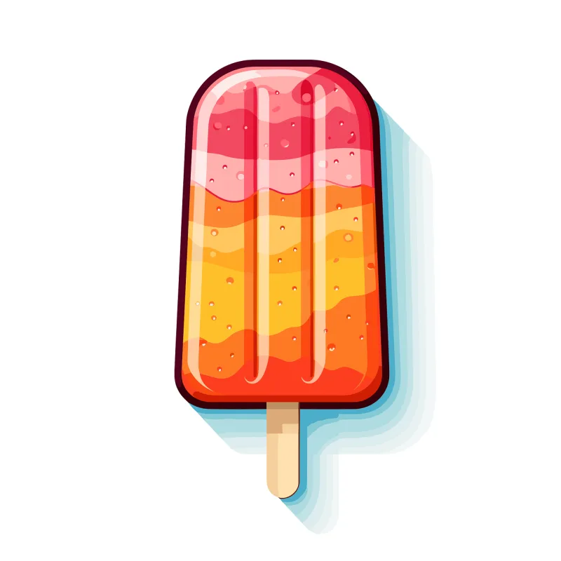 Ai generated Popsicle Ice cream Stickdatei – Kinder