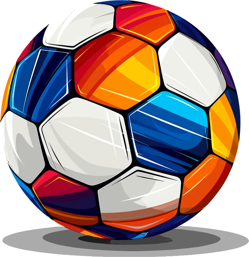 Ai generated Soccer Ball Stickdatei – Sport