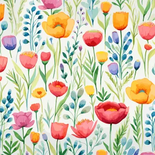 Flowers Poppies Flora Stickdatei