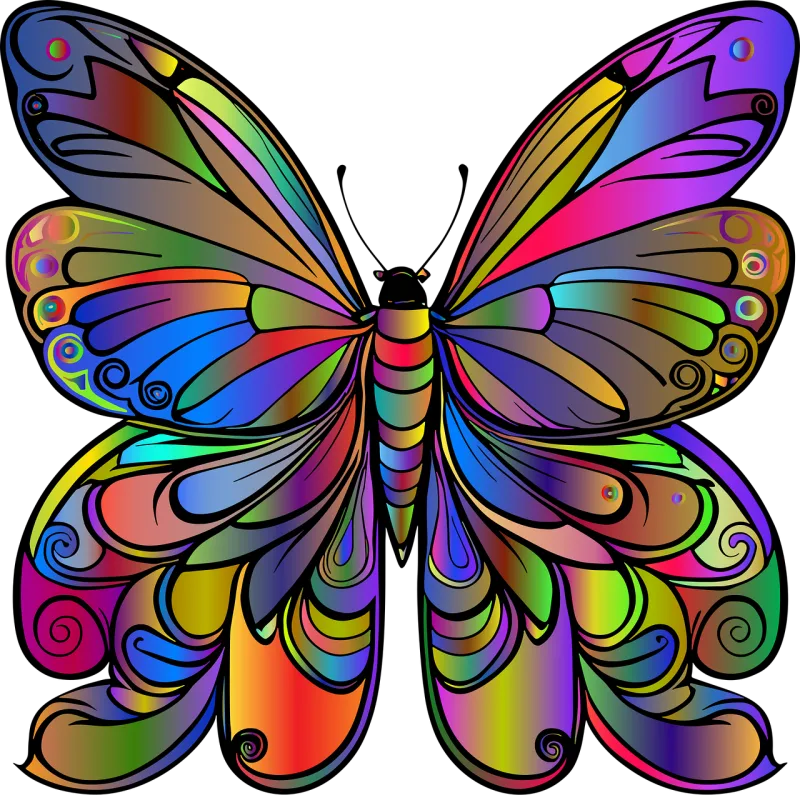 Butterfly Insect Animal Stickdatei – Tiere