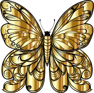 Butterfly Insect Animal Stickdatei