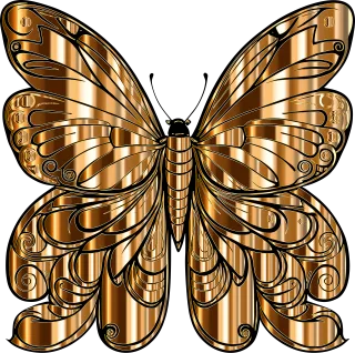 Butterfly Insect Animal Stickdatei