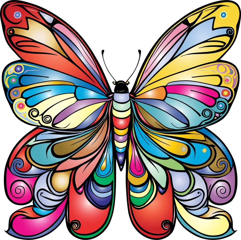 Butterfly Nature Insect Stickdatei – Tiere