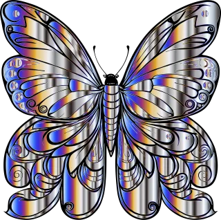 Butterfly Insect Animal Stickdatei – Tiere