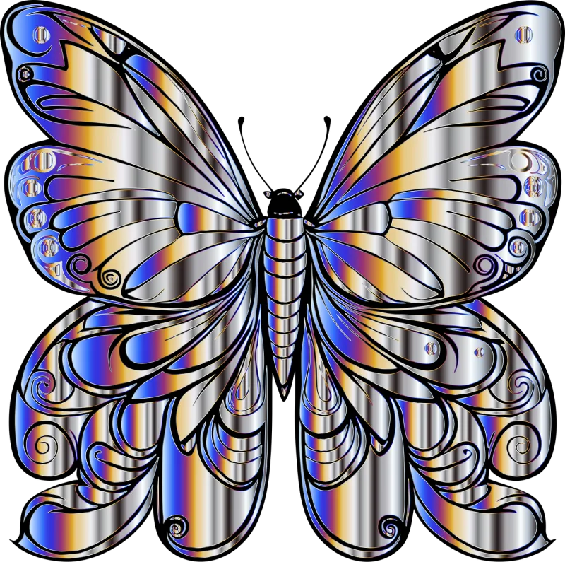 Butterfly Insect Animal Stickdatei – Tiere