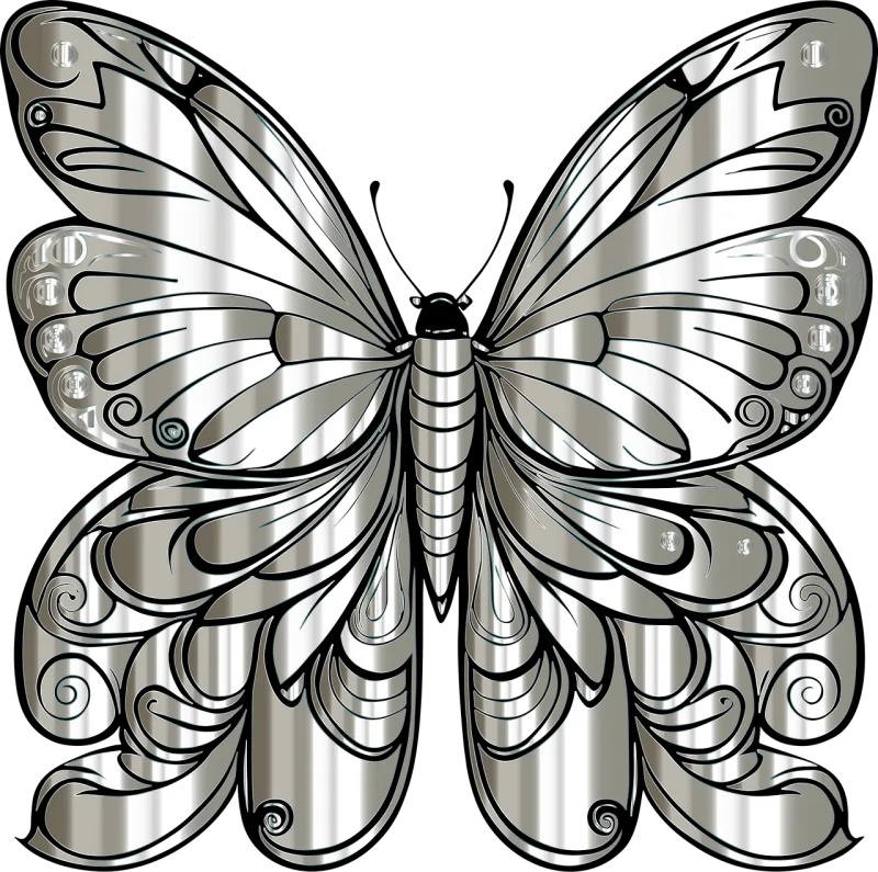 Butterfly Insect Animal Stickdatei – Tiere