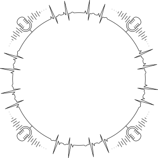 Radio Frame Border Stickdatei