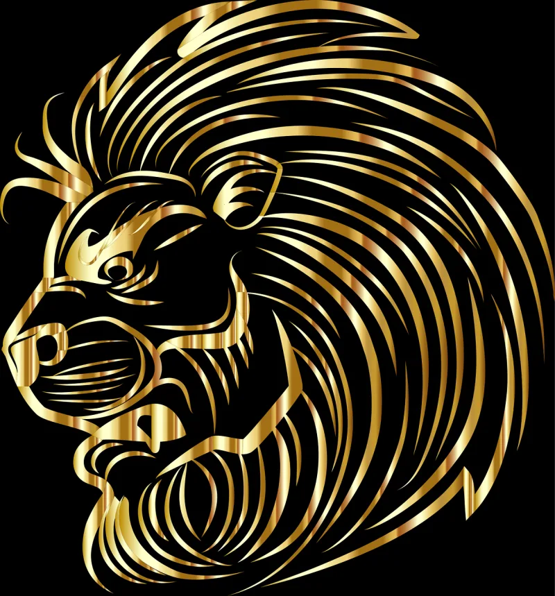 Lion Animal Feline Stickdatei – Tiere