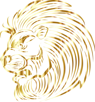 Lion Feline Head Stickdatei