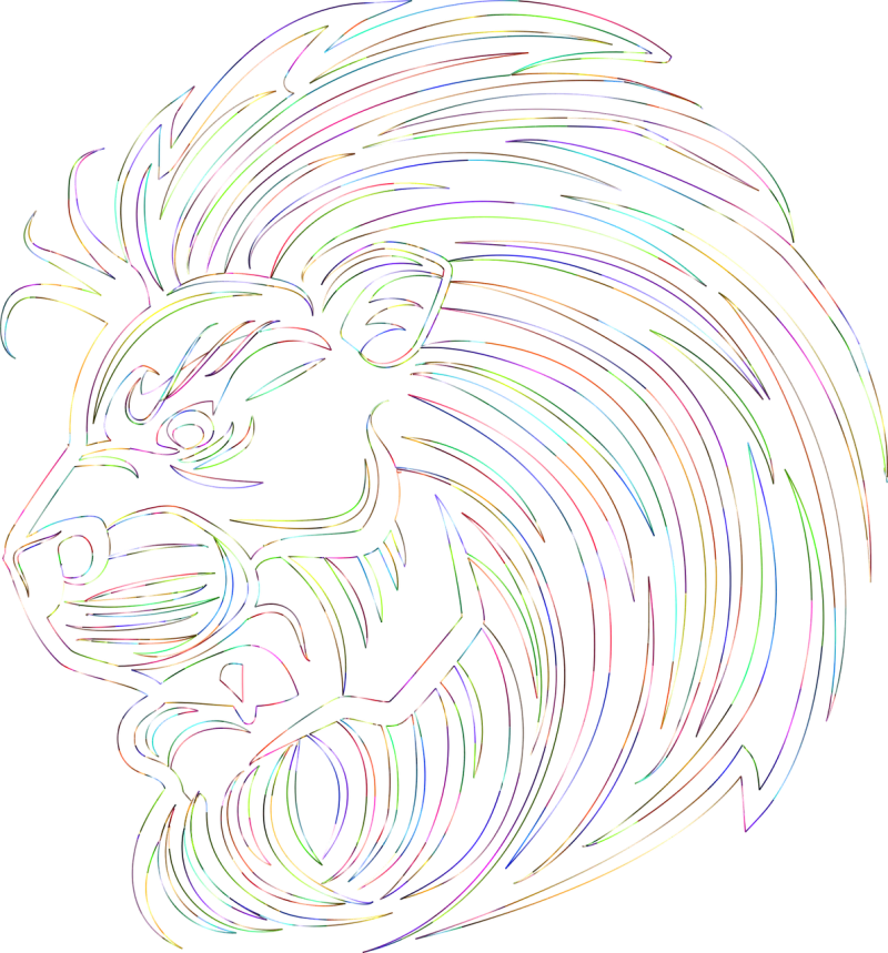 Lion Feline Animal Stickdatei – Tiere