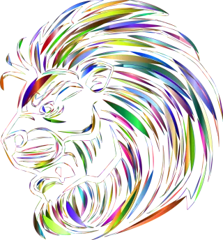Lion Nature Animal Stickdatei