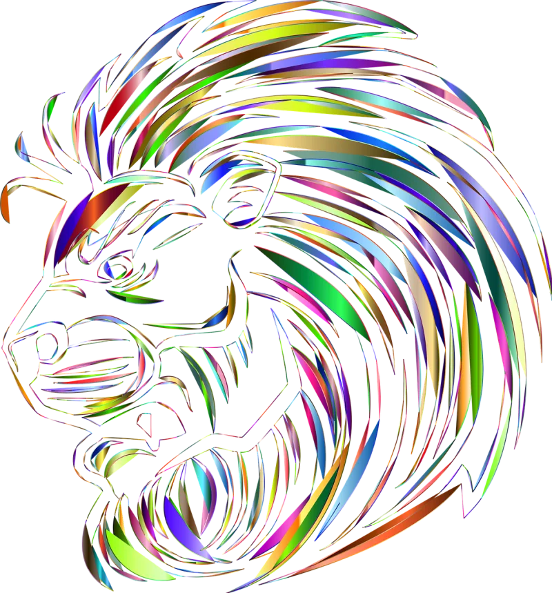 Lion Nature Animal Stickdatei – Tiere