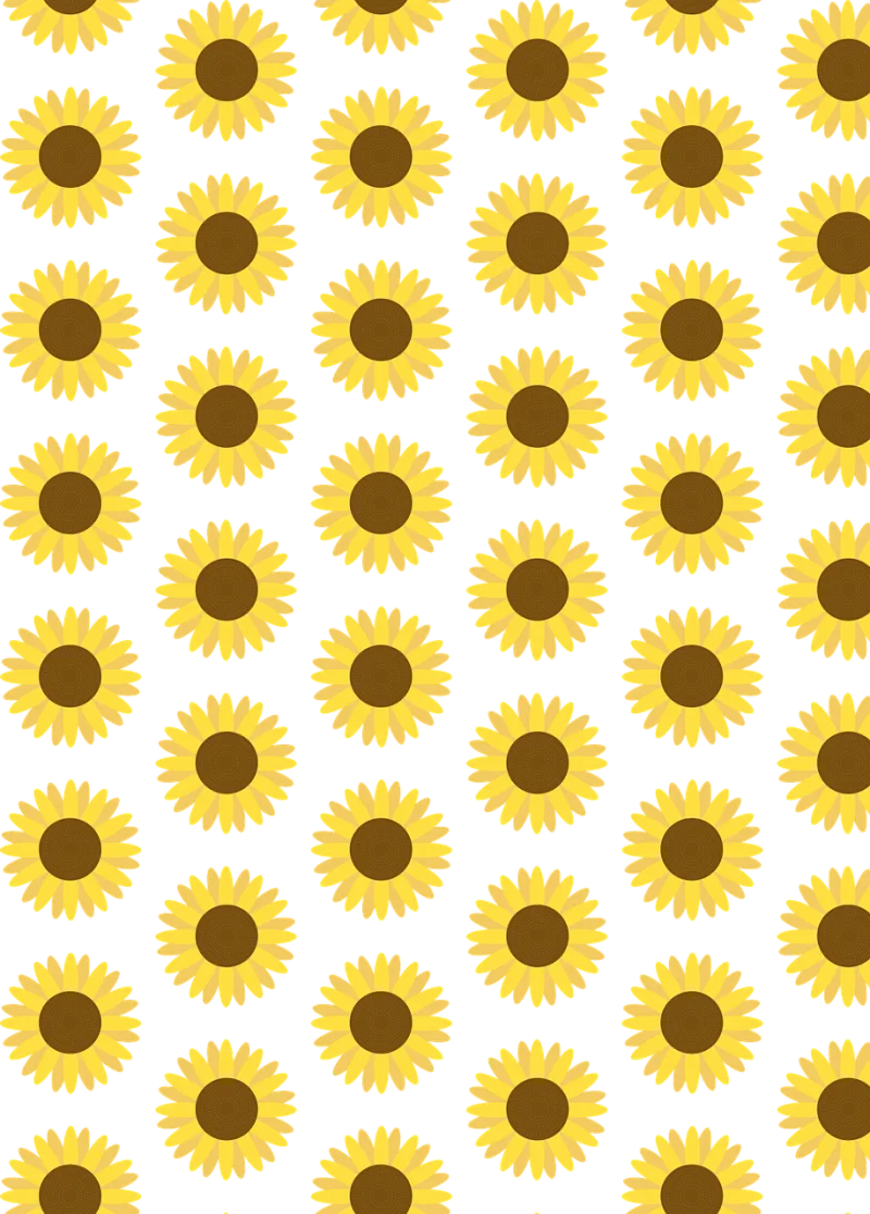 Sunflower Background Flowers Stickdatei – Blumen