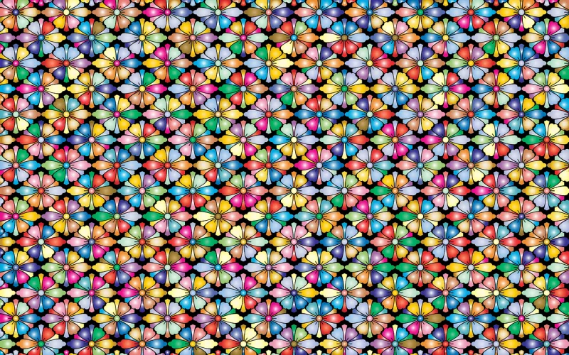 Flowers Pattern Abstract Stickdatei – Blumen