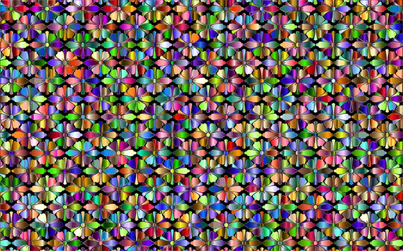 Flowers Pattern Abstract Stickdatei – Blumen