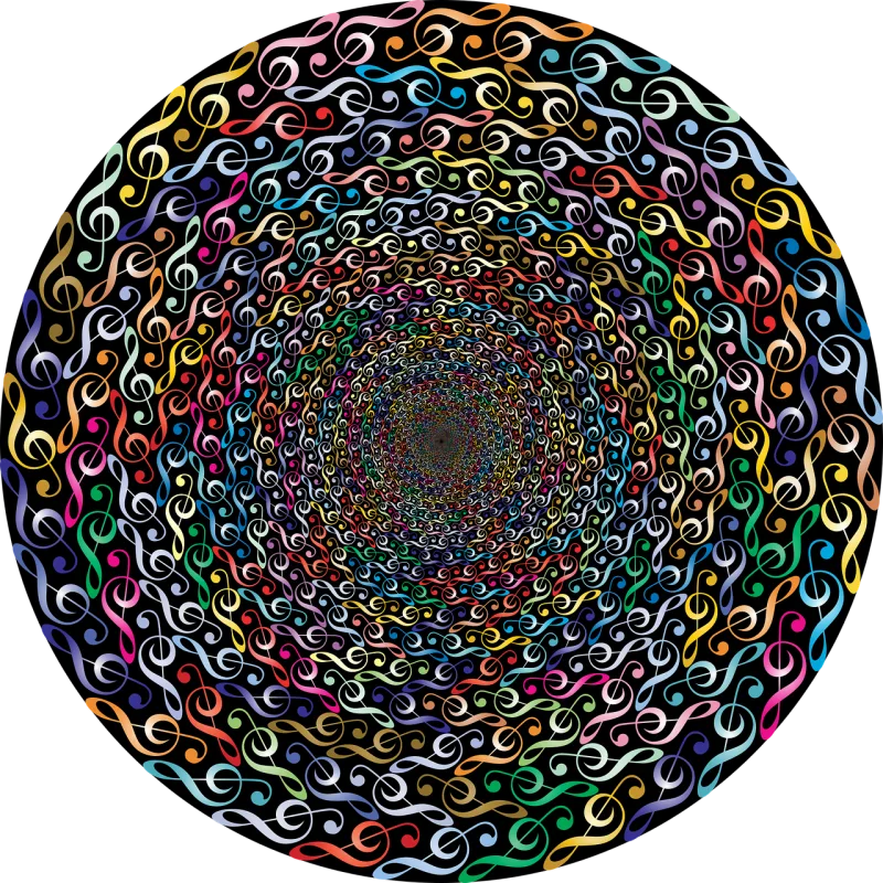 Clef Vortex Nature Stickdatei – Musik