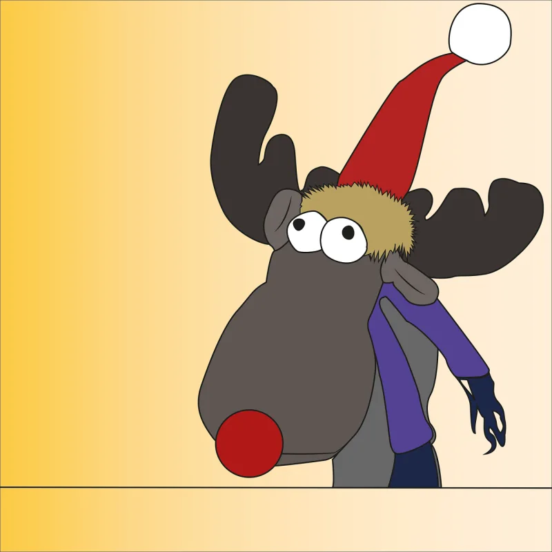 Reindeer Christmas Advent Stickdatei – Weihnachten