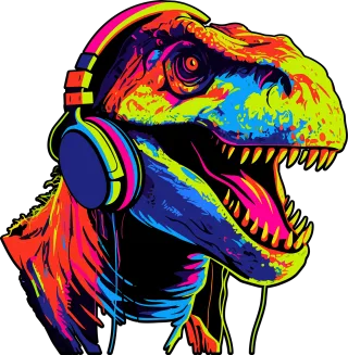 Ai generated Dinosaur T-rex Stickdatei