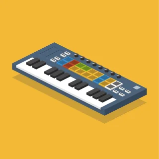Keyboard Controller Music Stickdatei