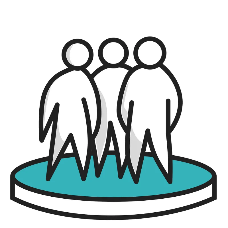People Cartoon Meeting Stickdatei – Weihnachten