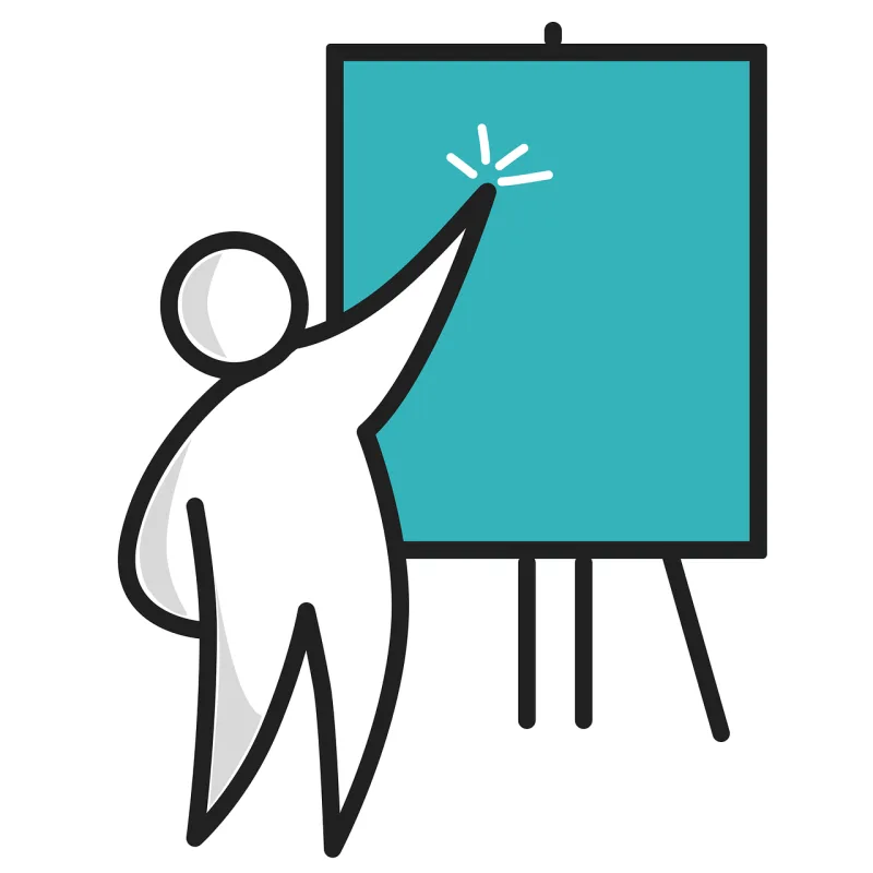 People Cartoon Presentation Stickdatei – Natur