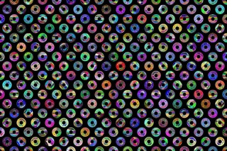 Donuts Food Pattern Stickdatei