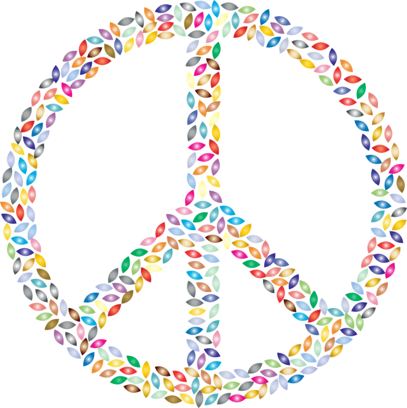 Peace Nature Sign Stickdatei – Kinder