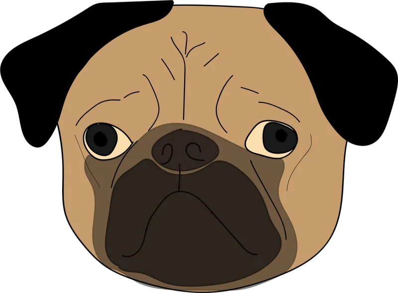 Pug Puppy Dog Stickdatei – Tiere