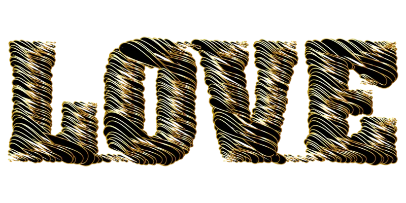 Love Typography Script Stickdatei – Herzen & Liebe