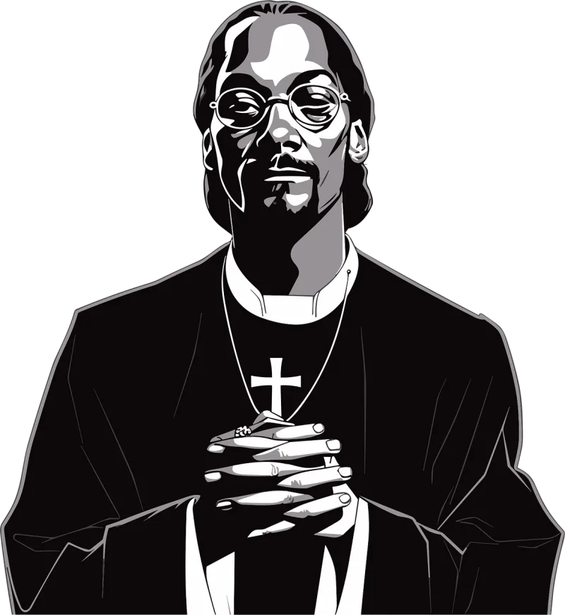 Ai generated Snoop dog Leader Stickdatei – Tiere
