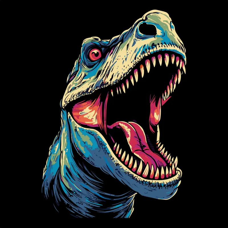 Ai generated Dinosaur Dino Stickdatei – Kinder