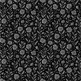 Pattern Background Flowers Stickdatei